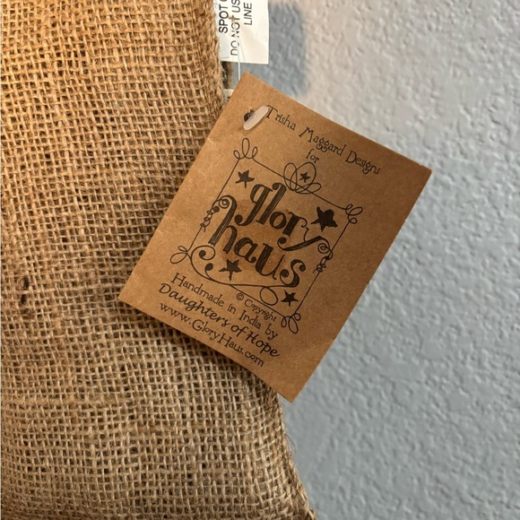 Burlap University of Kansas Jayhawk Runner 90 in by 16.5 in - Picture 2 of 5